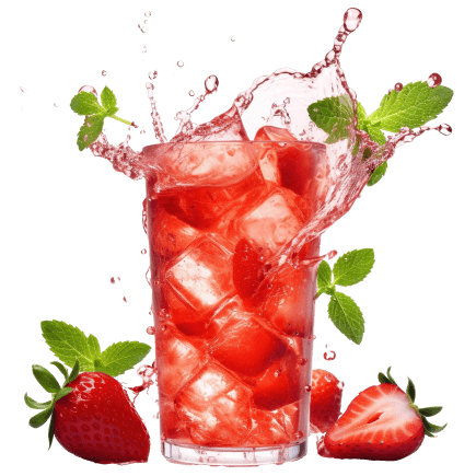 Refreshment - Strawberry iced drink